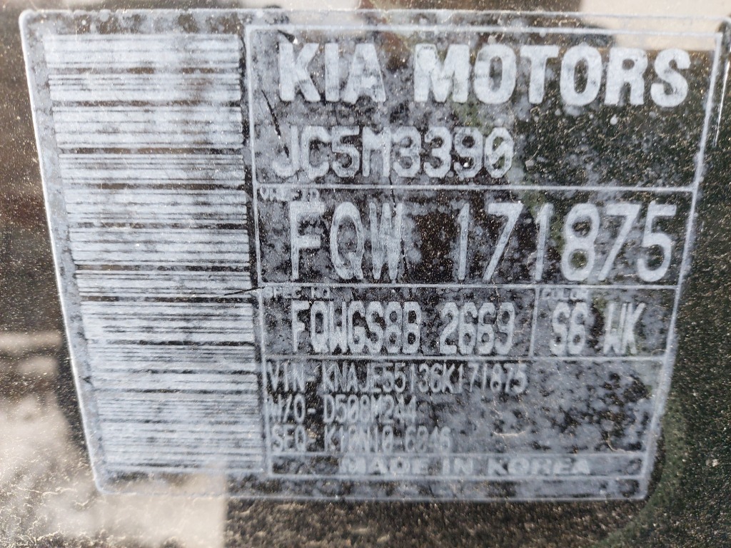 KNAJE55136K171875 KIA New Sportage
