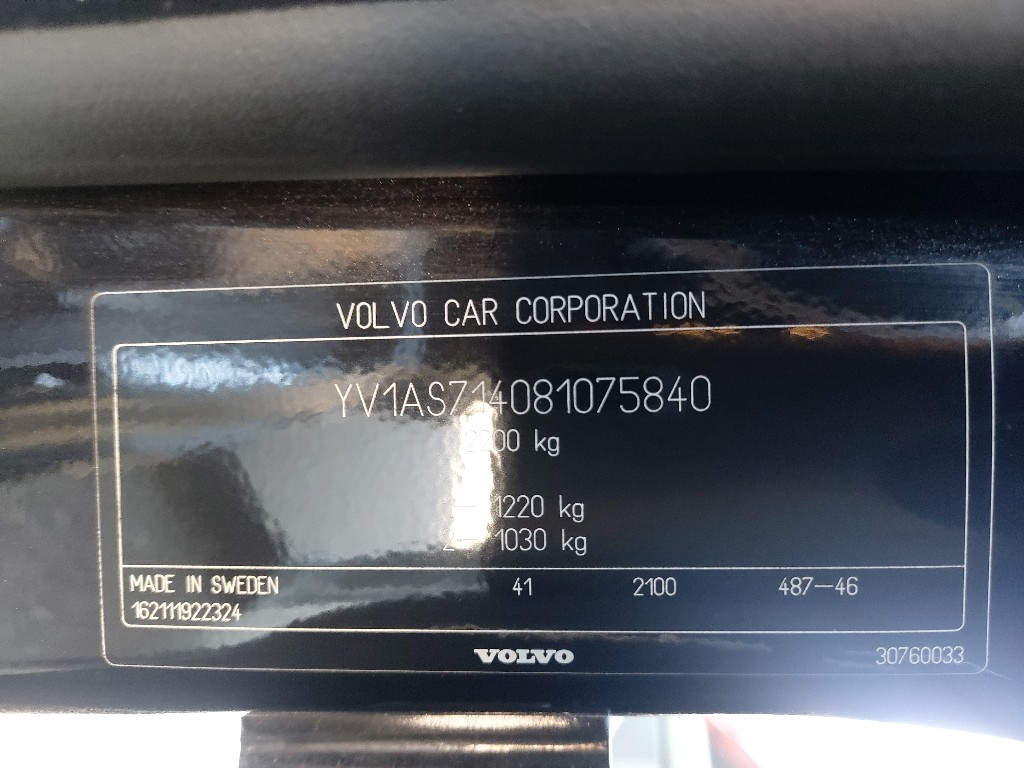 Volvo S80 2008 YV1AS714081075840 Image 55
