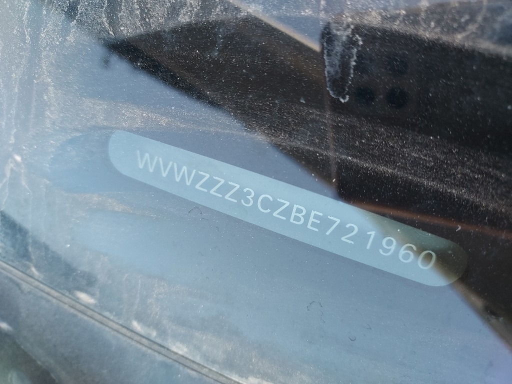 WVWZZZ3CZBE721960 Volkswagen CC